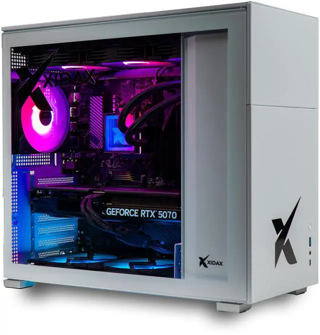 Xidax X-2 R5 7600 + RTX 5070 XEN White AMD Ryzen 5 7600 Gaming Desktop PC