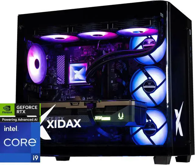 Xidax X6 ONAMI BLACK Gaming PC INTEL CORE i9 14900KF 24C (Up to 6.0GHz) - NVIDIA GeForce RTX 5080 16G- 32GB DDR5 5600MHz - 2TB M.2 NVMe - Genuine