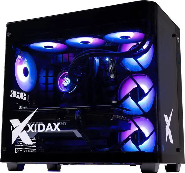 Xidax X6 ONAMI BLACK Gaming PC Ryzen 7 7800X3D 8c (up to 5.0 GHz)- NVIDIA GeForce RTX 5080 16G- 32GB DDR5 5600MHz - 2TB M.2 NVMe - Genuine Windows 11