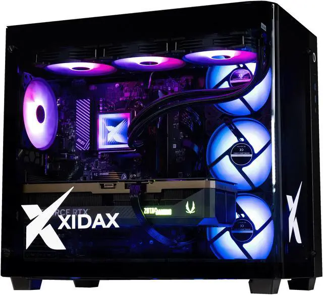 Xidax X6 ONAMI BLACK Gaming PC Ryzen 9 9950X3D 16c/32t (up to 5.7 GHz)- NVIDIA GeForce RTX 5080 16G- 32GB DDR5 5600MHz - 2TB M.2 NVMe - Genuine