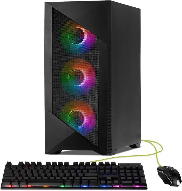 YEYIAN Gaming PC. Core i7-14700F, RTX 5060 8GB GDDR7, 1TB NVMe, 32GB DDR5, 650W 80+ Gold, Windows 11 Home. Model YPI-ED47F0C-5601U