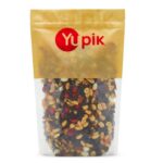 Yupik Camp Mix, 1kg, A Blend of Raisins, Papaya, Almonds, Walnuts & Yogurt Peanuts, Cholesterol Free, Kosher, Perfect for Snacking, Topping & Baking